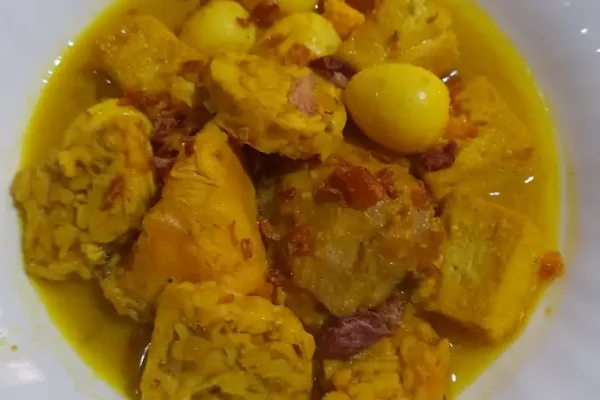 Resep Opor Ayam Tahu Tempe Ayam