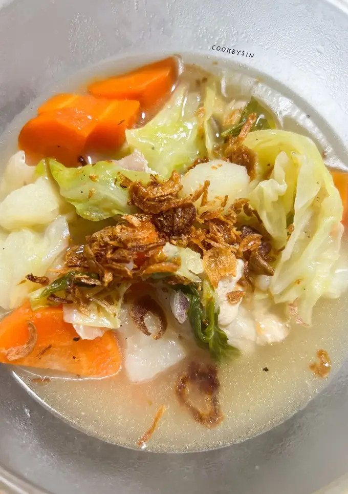 Sup Ayam Sayur Ala Rumahan