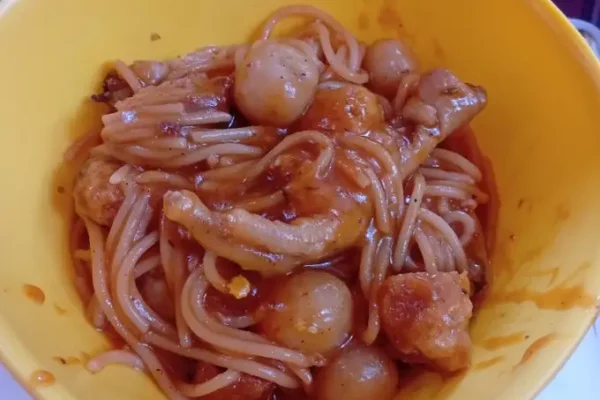 Resep Spaghetti Ceker Ala Jualan Rumahan