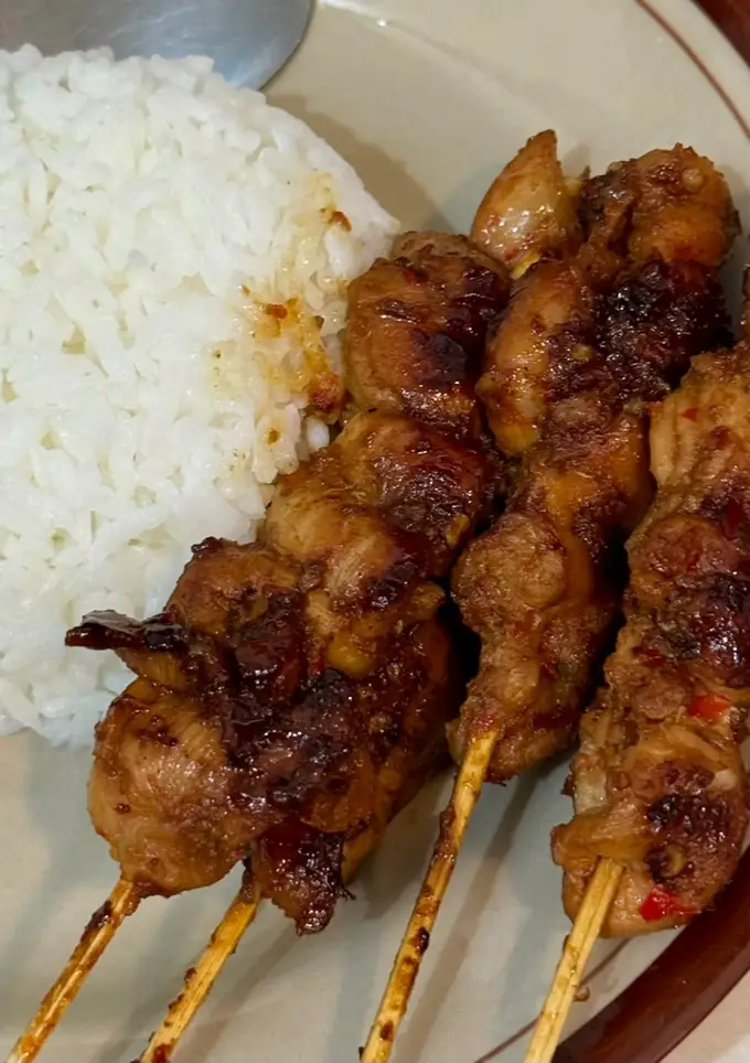 Sate Ayam Merah Rumahan